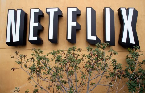 In this April 22, 2011, photo, the logo of Netflix is displayed at the headquarters in Los Gatos, Calif. Netflix Inc. reports quarterly financial earnings Monday, April 25, 2011, after the market close. (Photo credit: AP photo by Paul Sakuma)