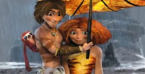 Above, a scene from "The Croods." (Photo credit: DreamWorks Animation)
